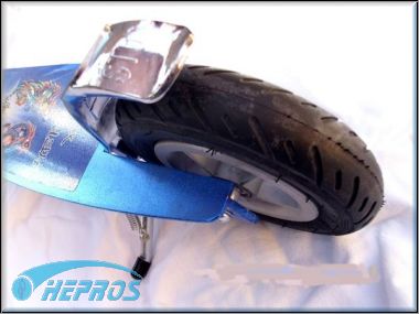 Paar HEPROS Ersatzr�der Luftr�der Luftbereifung Cityroller 145mm