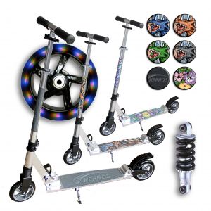 Paar HEPROS Ersatzr�der Luftr�der Luftbereifung Cityroller 145mm