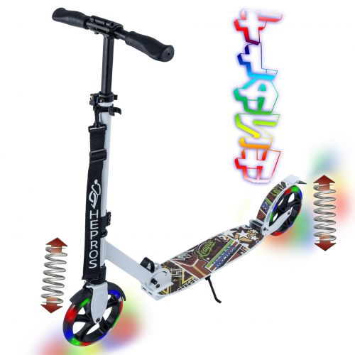 Hepros XXXL Flash Fully Scooter 200mm white
