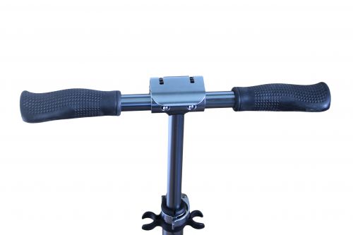 Hepros XXXL PU-Wheel Fully Scooter 200mm Cityroller Mineralsilver