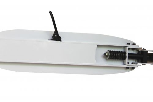 Hepros XXXL PU-Wheel Fully Monopattino 200mm Scooter pieghevole bianco