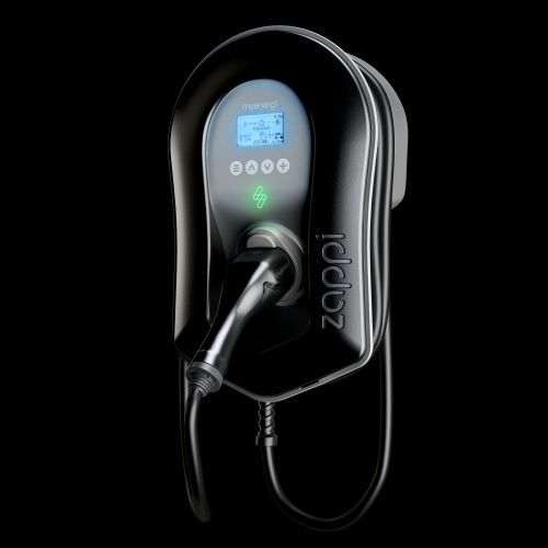 myenergi zappi v2.1 Wallbox 11kW/22kW 6,5m Ladekabel Wlan - Schwarz 2H22TB-T NEU