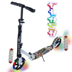 Hepros XXXL Flash Fully Scooter 200mm white