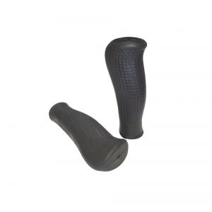 Ergonomisch geformte Handgriffe für Cityroller - 1 Paar schwarz
