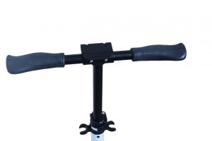 Hepros XXXL PU-Wheel Fully Monopattino 200mm Scooter pieghevole bianco