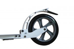 Hepros XXXL PU-Wheel Fully Scooter 200mm Cityroller weiß