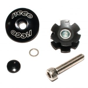NECO Starnut - A-Headset Kappe aus schwarzem Aluminium