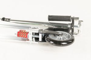 Hepros XXL BigWheel Fully Hulajnoga 145mm Skuter Silver B-STOCK