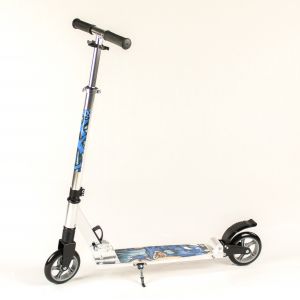 Hepros XXL BigWheel Fully Hulajnoga 145mm Skuter Silver B-STOCK
