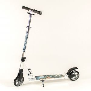Hepros XXL BigWheel Fully Hulajnoga 145mm Skuter Silver B-STOCK