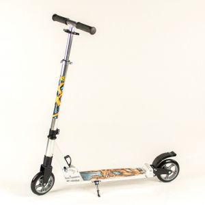 Hepros XXL BigWheel Fully Hulajnoga 145mm Skuter Silver B-STOCK