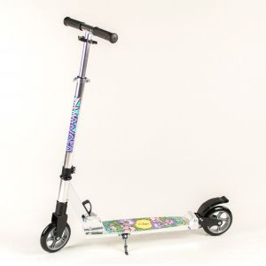 Hepros XXL BigWheel Fully Hulajnoga 145mm Skuter Silver B-STOCK